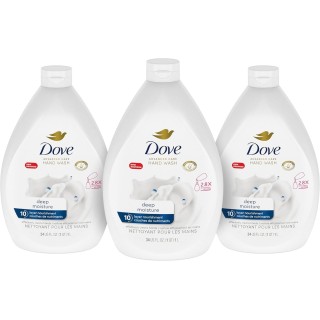 Dove Advanced Care Deep Moisture Hand Wash for soft, smooth skin , 1 L (Pack Of 3)