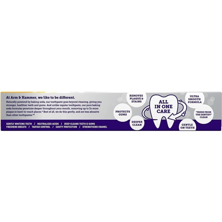 Arm & Hammer Complete Care Stain Defense Plus Whitening Toothpaste, Fresh Mint 6 oz