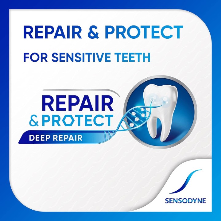 Sensodyne Repair and Protect Extra Fresh Toothpaste, Strengthens and Protects Sensitive Teeth, 75 mL