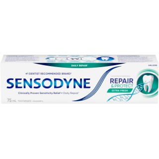 Sensodyne Repair and Protect Extra Fresh Toothpaste, Strengthens and Protects Sensitive Teeth, 75 mL