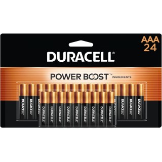 Duracell Coppertop AAA Batteries with Power Boost Ingredients, Triple A Batteries, 24 Count (Pack of 1)