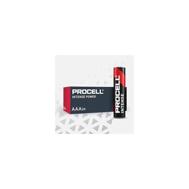 Procell Alkaline Intense Power AAA, 1.5V Batteries Pack of 24