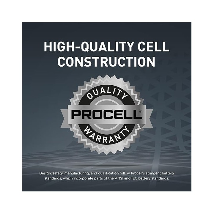 Procell Alkaline Intense Power AAA, 1.5V Batteries Pack of 24