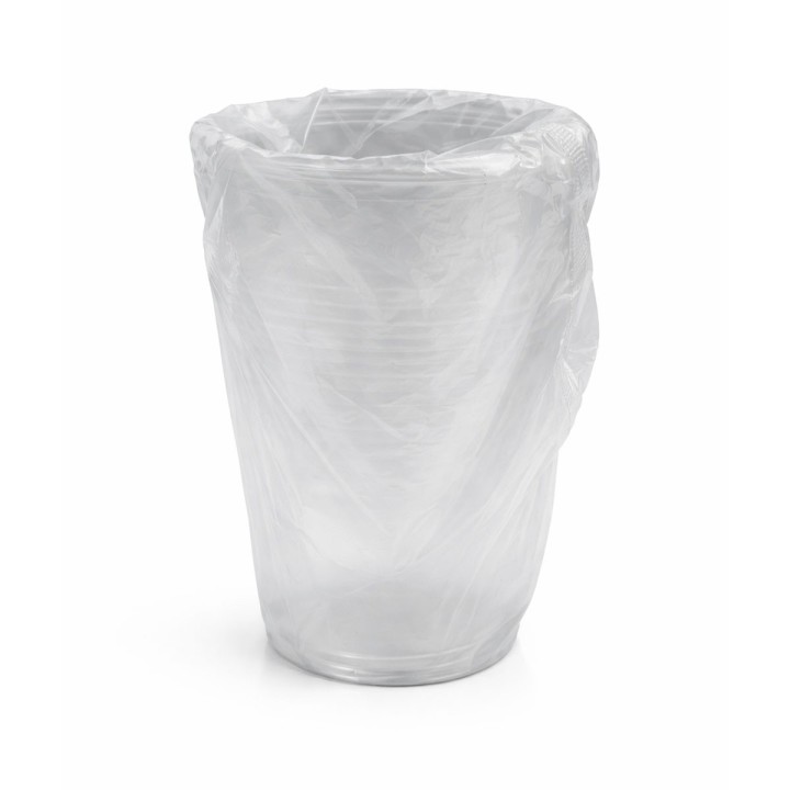 Translucent 9 oz Individually Wrapped Plastic Cups, 1000/cs
